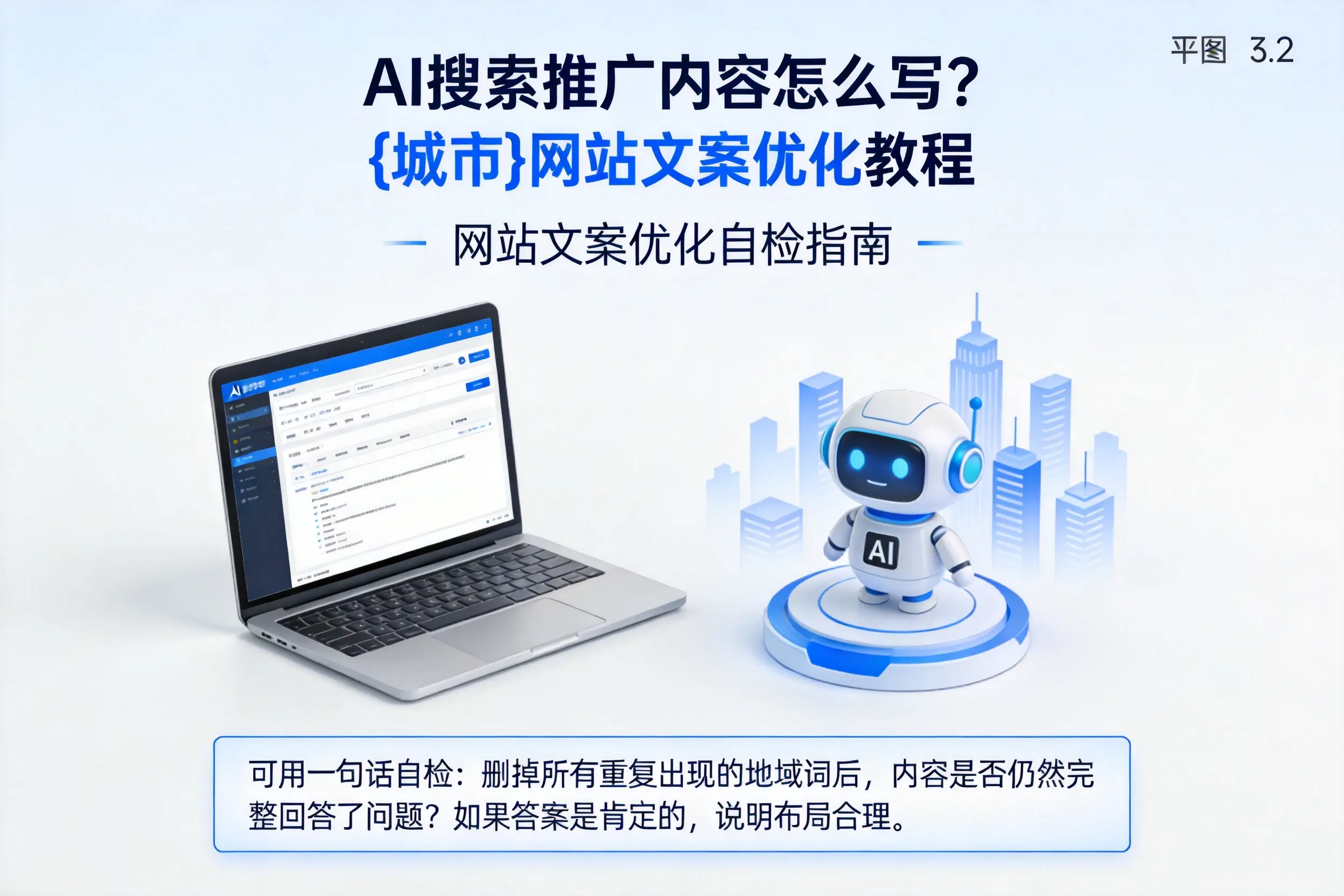 AI搜索推广内容怎么写？自贡网站文案优化教程