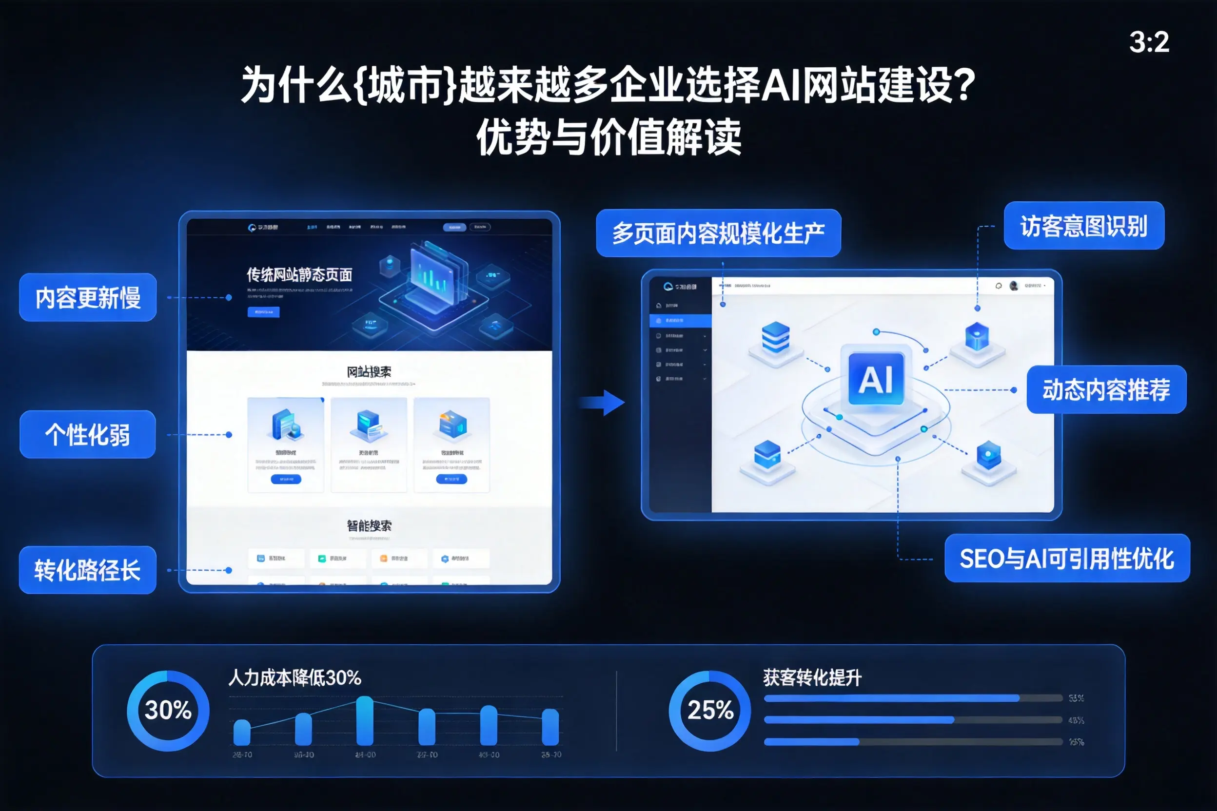 为什么自贡越来越多企业选择AI网站建设?优势与价值解读