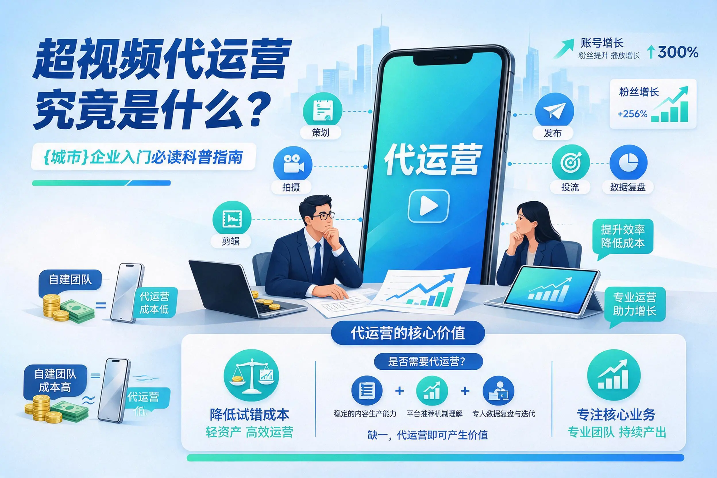 短视频代运营究竟是什么?自贡企业入门必读科普指南