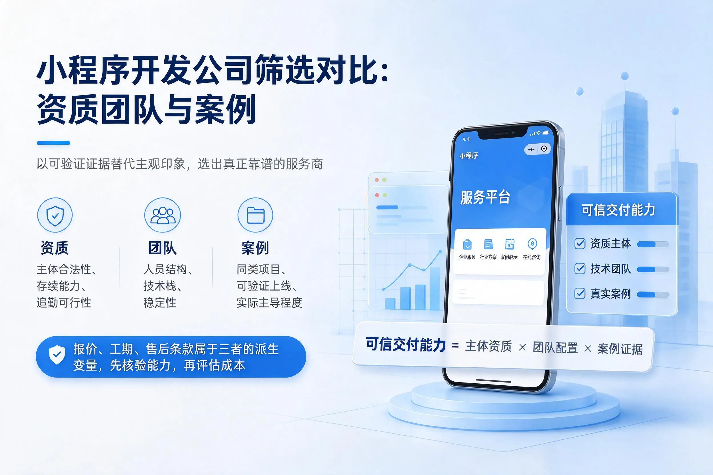 自贡小程序开发公司筛选对比:资质团队与案例