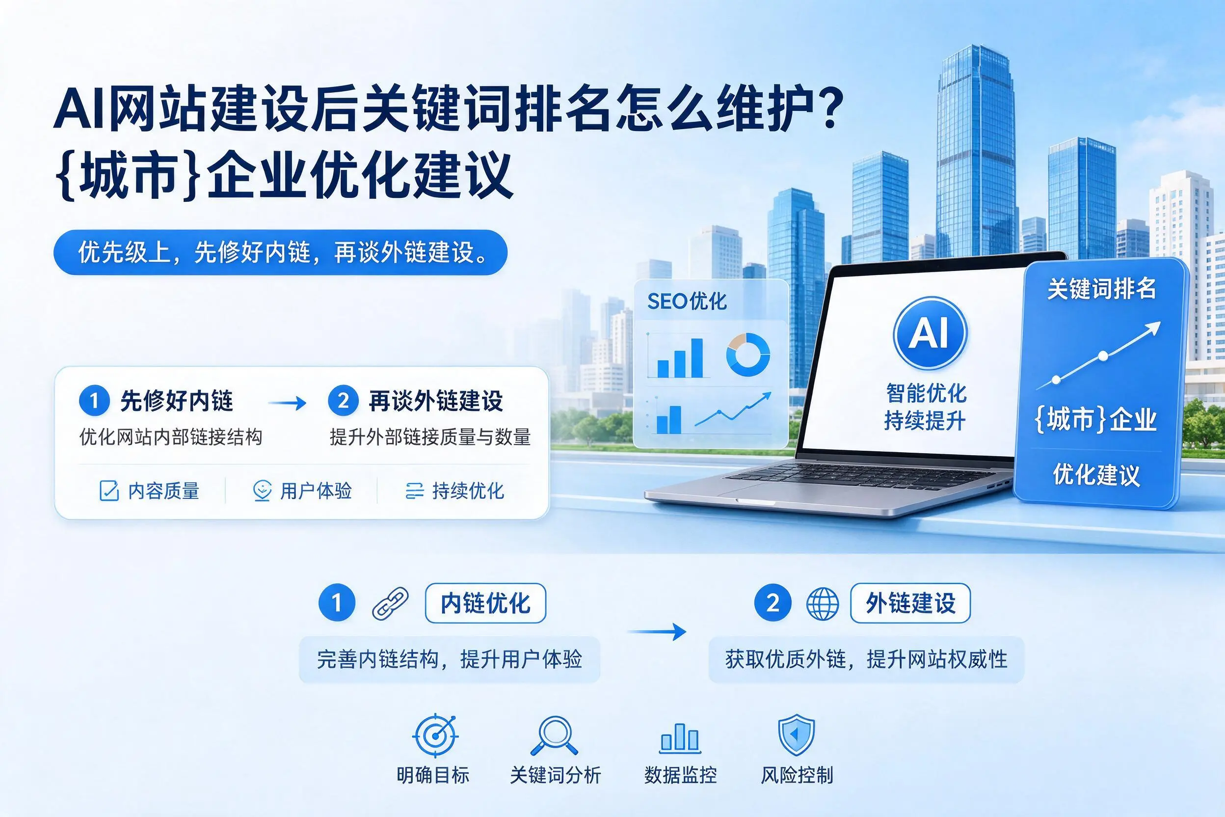 AI网站建设后关键词排名怎么维护？自贡企业优化建议